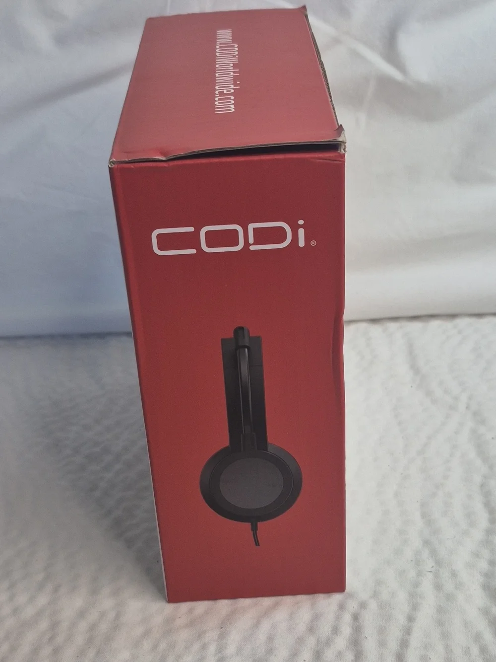 CODi Noise Cancelling USB-A Headset Boom Mic Vol/Mute Black 5ft A04508